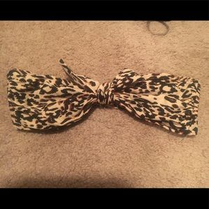 Alloy Cheetah Print Bikini Top